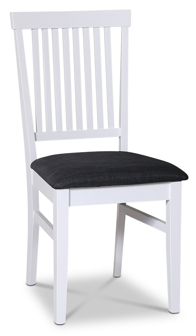 Stoel met grijze stoffen zitting - F�r�