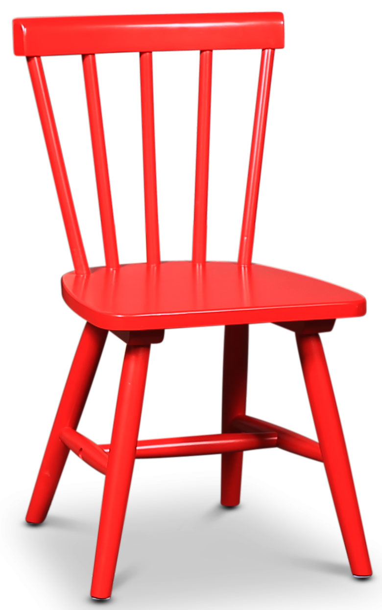 Nils röd pinnstol för barn Nils röd pinnstol för barn