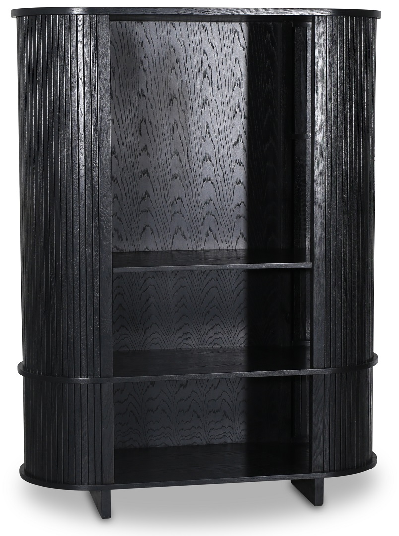 Nova bokhylla i svartbetsad ek Nova bokhylla i svartbetsad ek