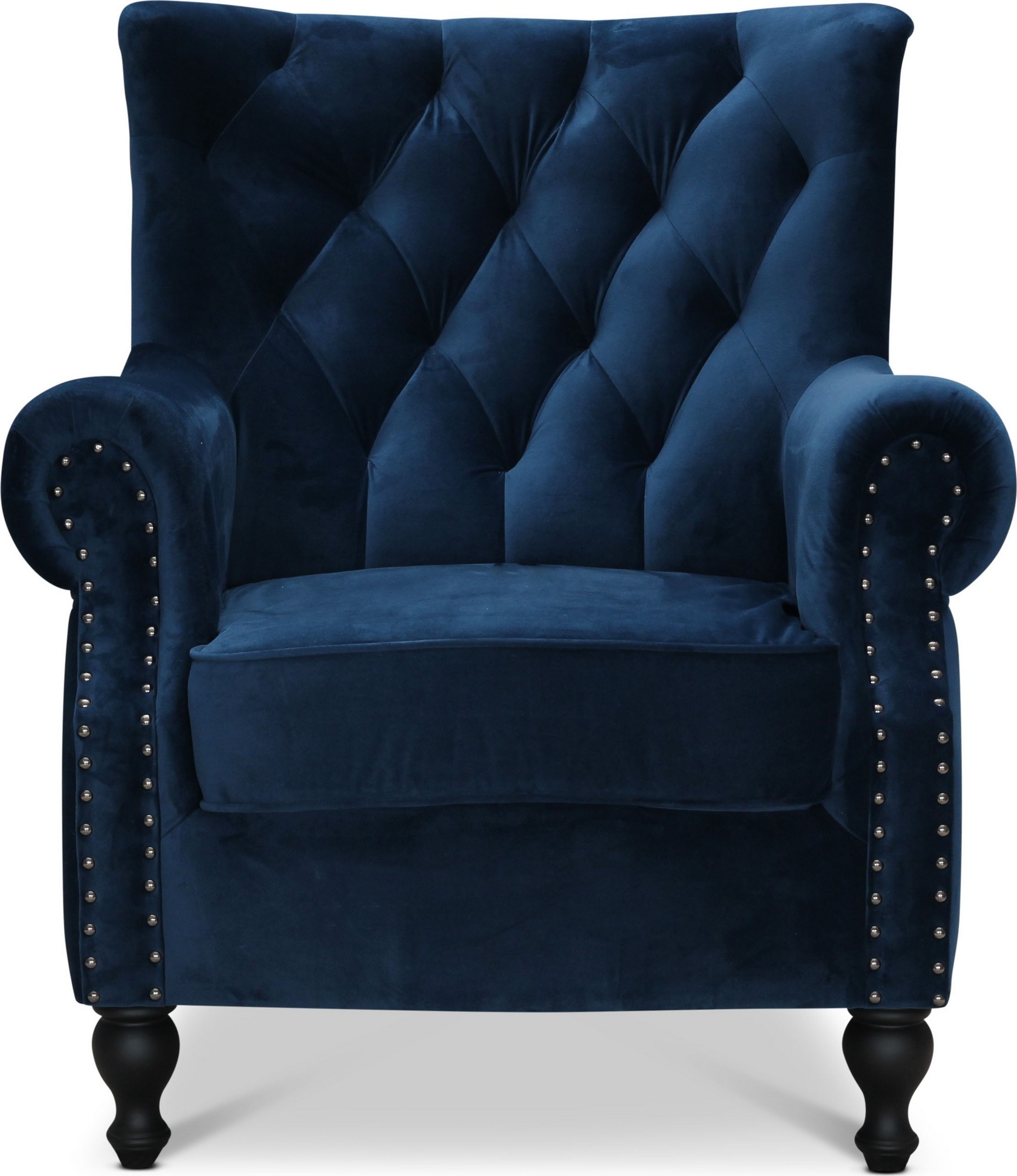 L�ddek�pinge f�t�lj - Bl� sammet