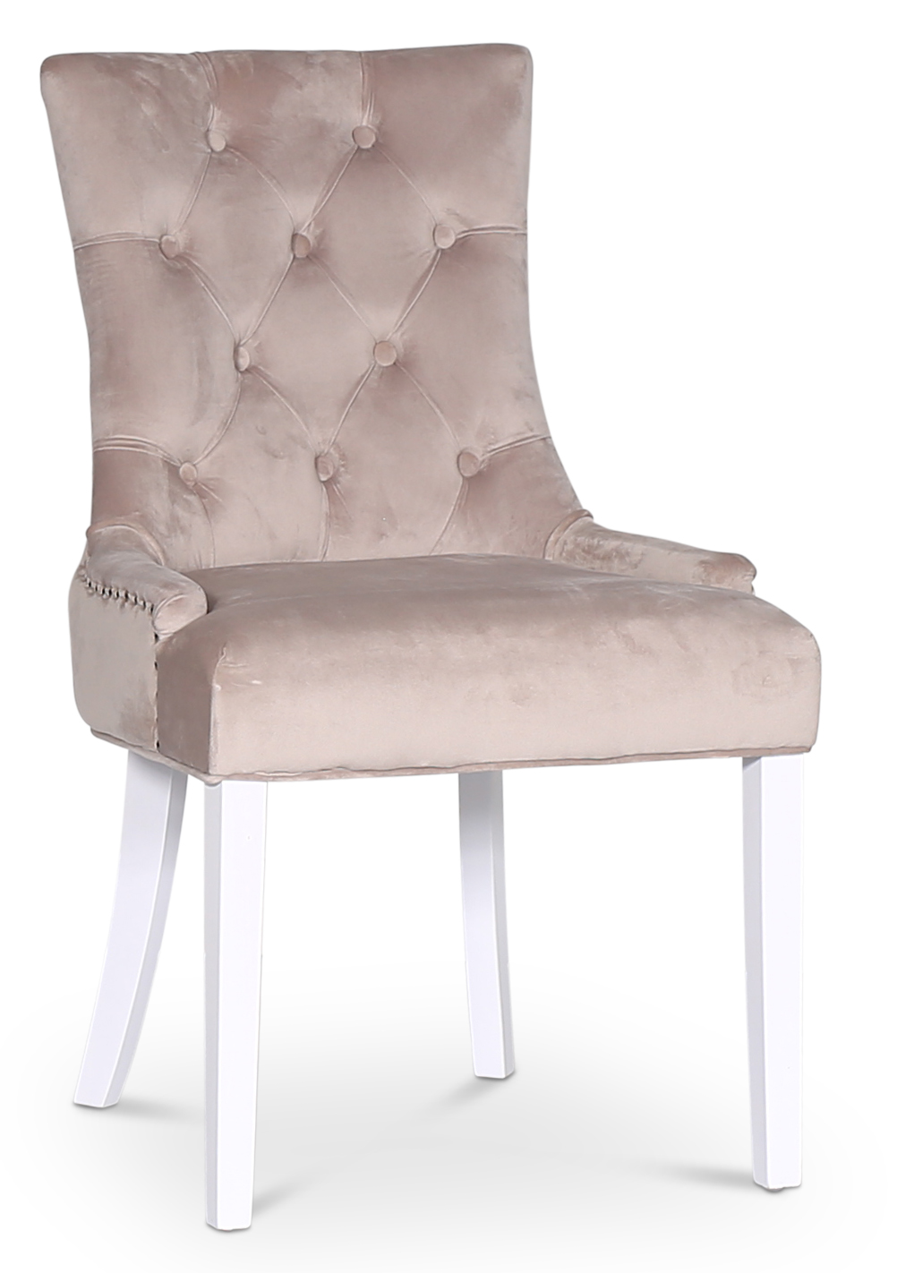 Tuva Decotique stol (Rygghandtag) - Beige sammet Tuva Decotique stol (Rygghandtag) - Beige sammet