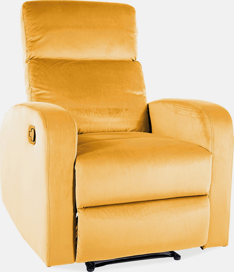 Mars reclinerf�t�lj - Orange sammet