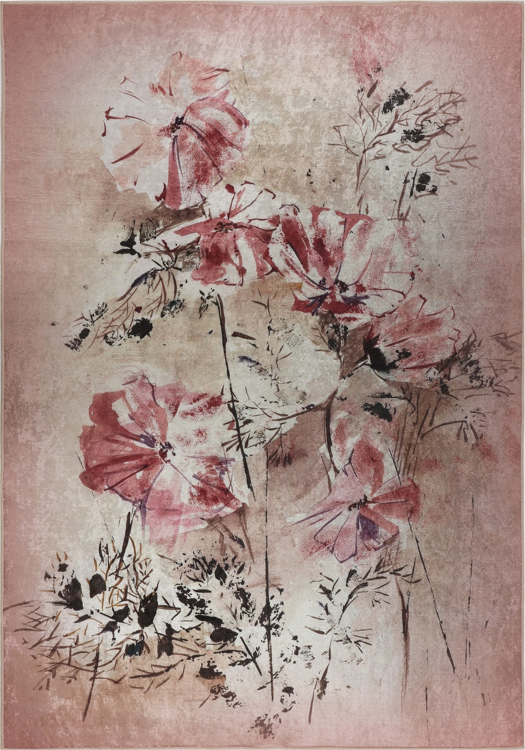 Bukedo vloerkleed - Roze