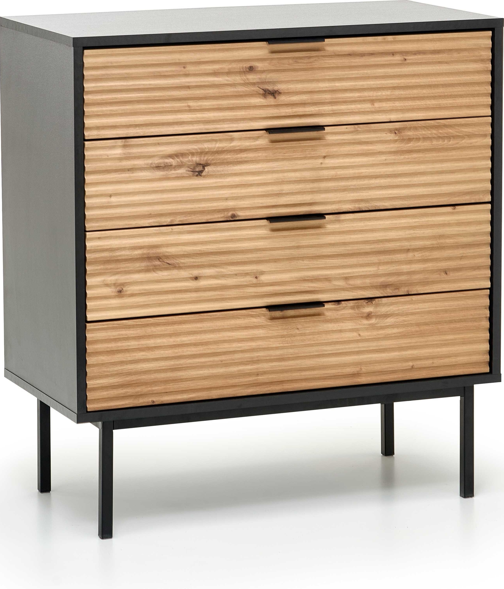 Ladekast Laguna - Artisan eiken/zwart