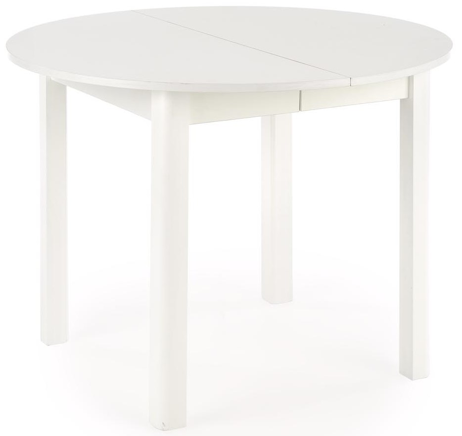 Eettafel wit uitschuifbaar 102-142 cm