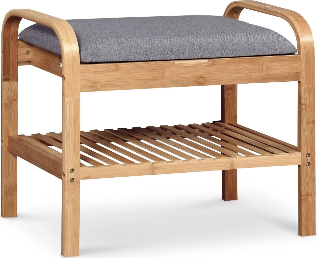 Bank met verborgen opbergruimte - Grijs