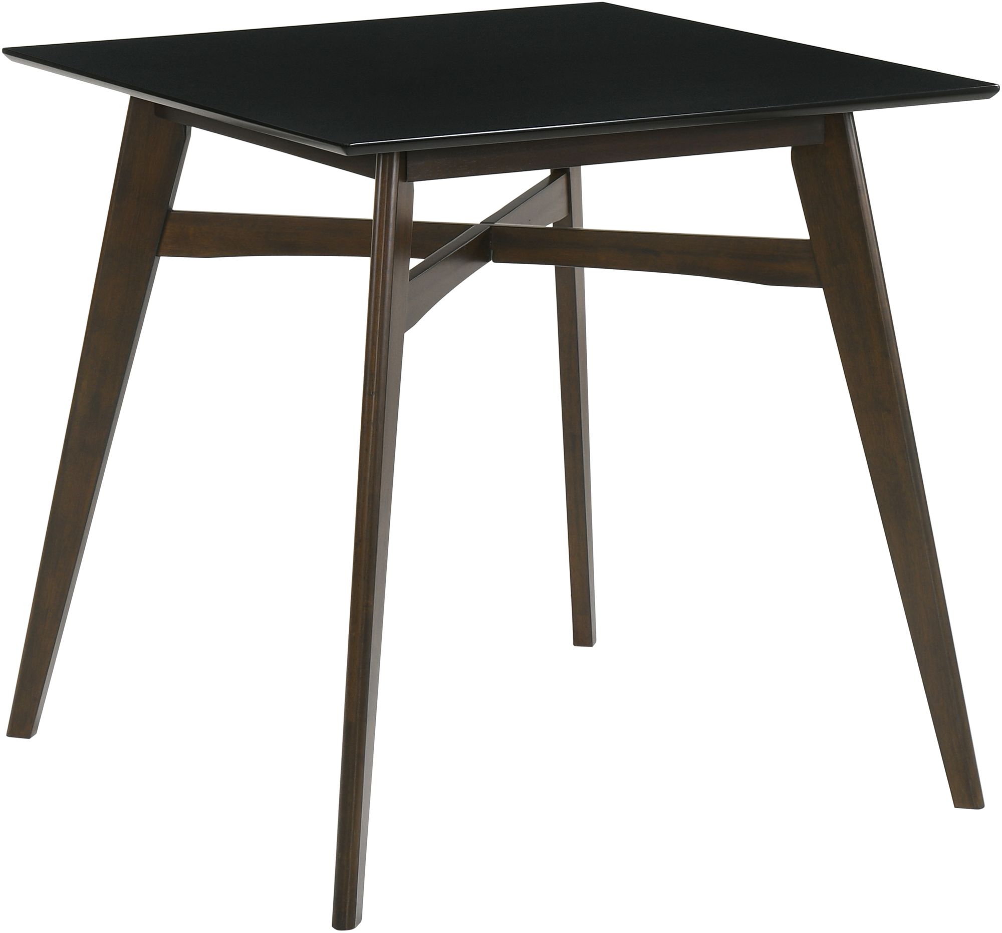 Florence bartafel 90x90 cm - Walnoot/zwart