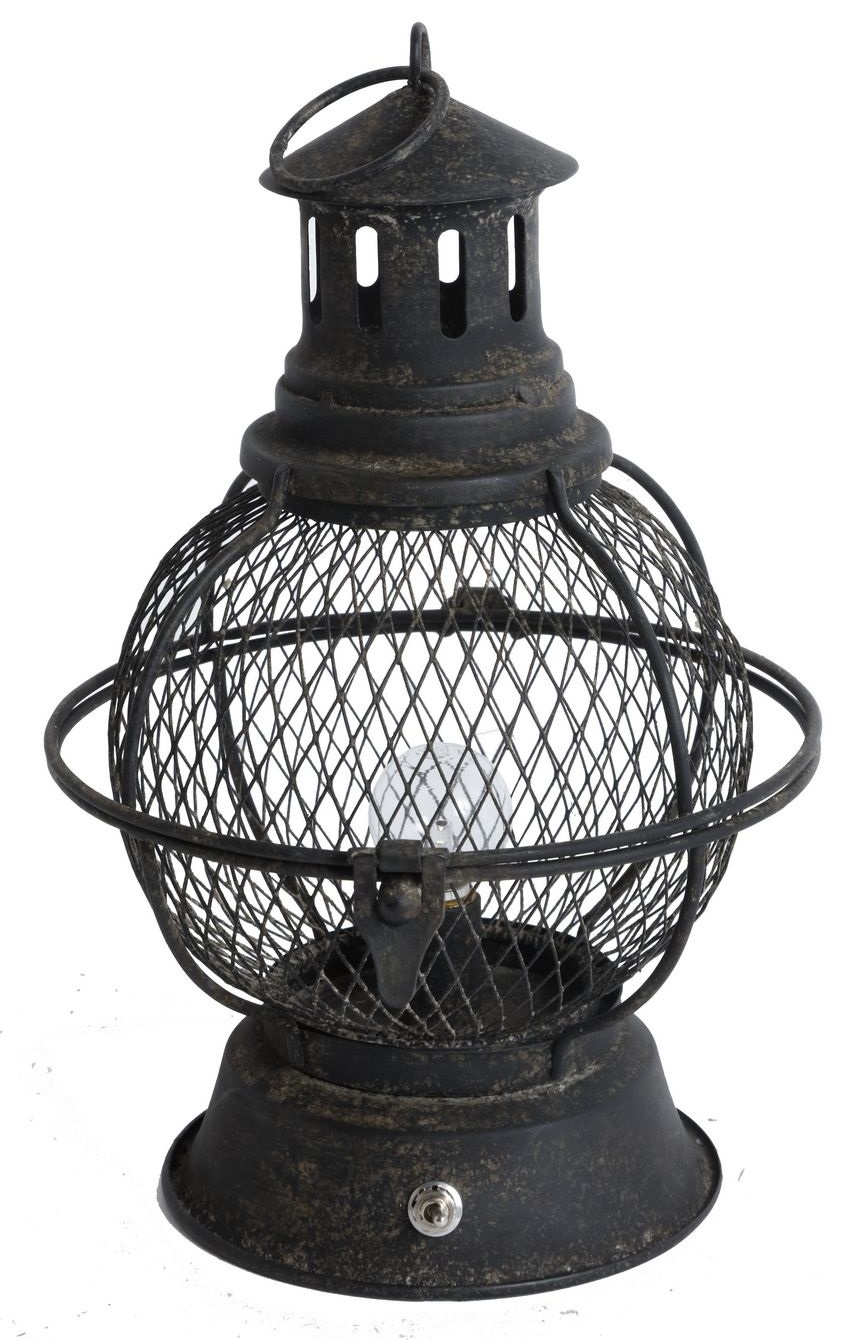 Zeekaars lantaarn elektrisch - Hoogte 24 cm