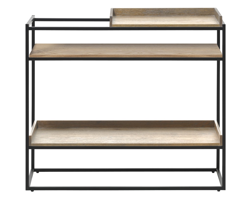 Idem consoletafel in geolied eikenhout 90 cm