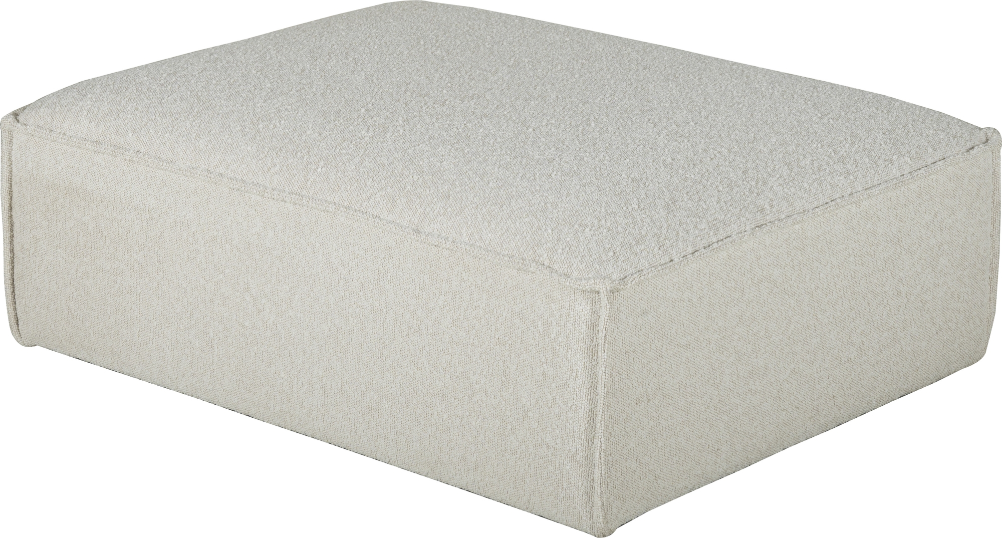 Nees modulaire bank - poef - Stone White