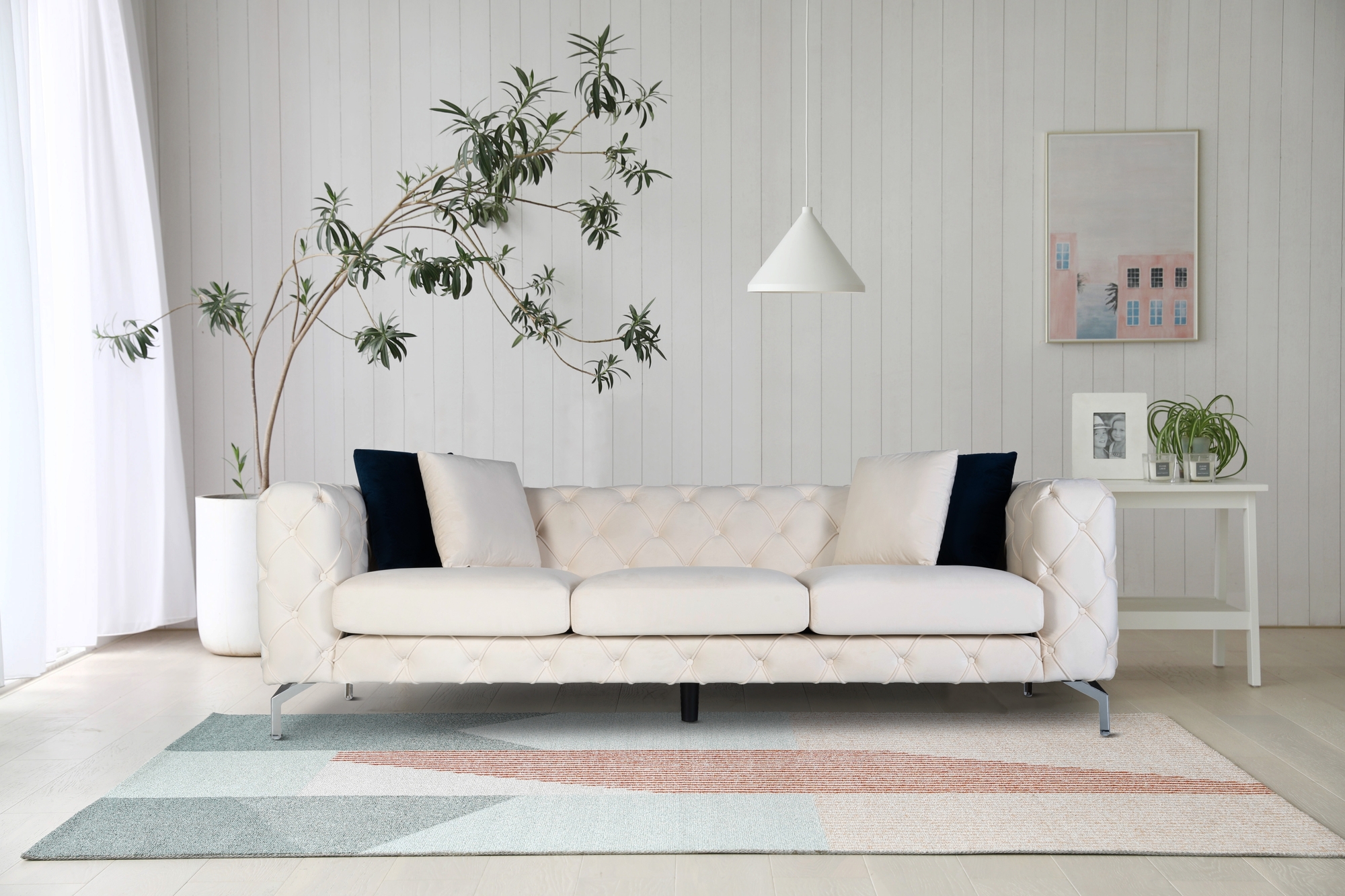 Soffa 3-sits - 237 cm + Reng�ring f�r m�bler