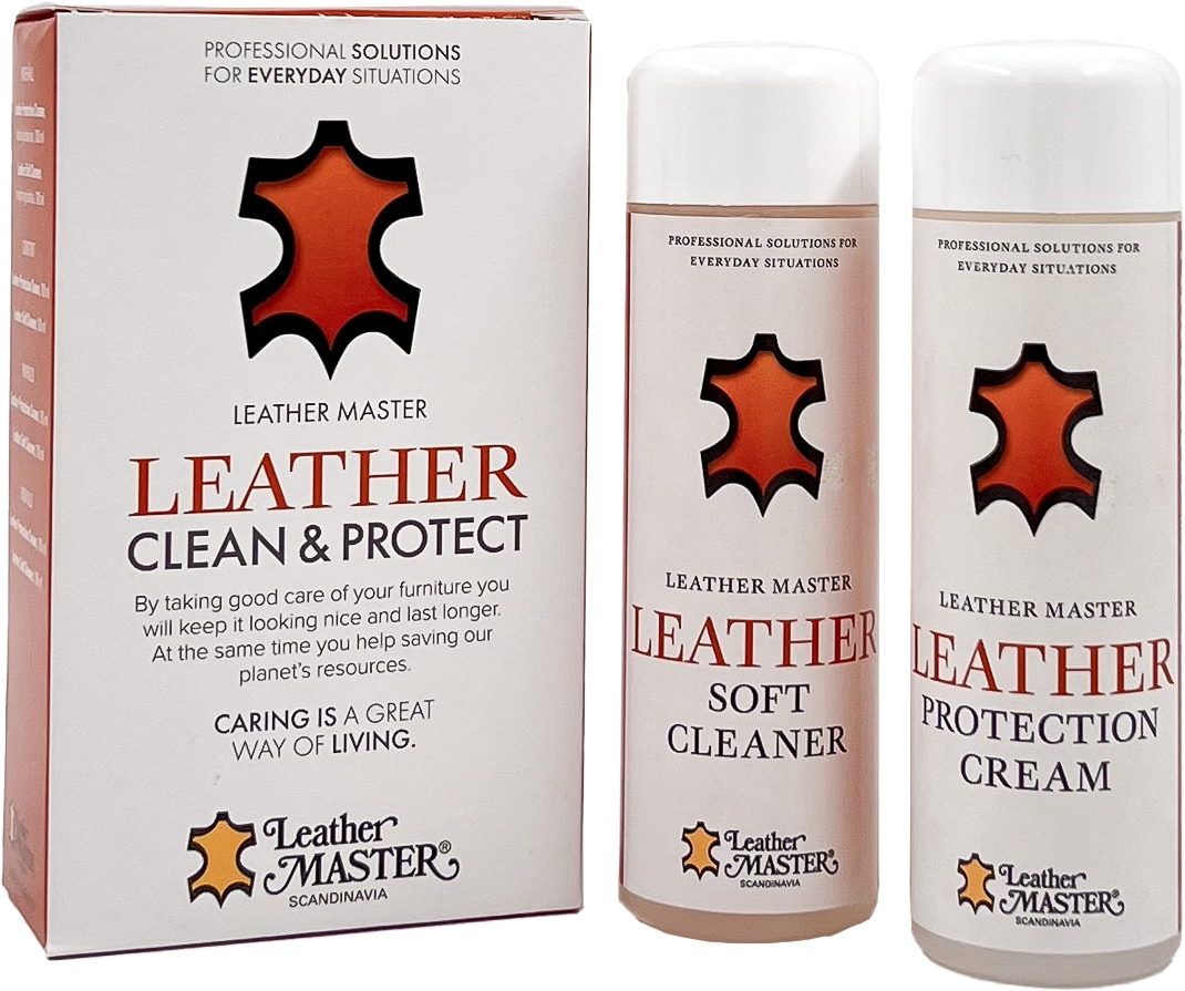 Leather Clean & Protect Mini reng�ringsv�tska - 2 x 100 ml