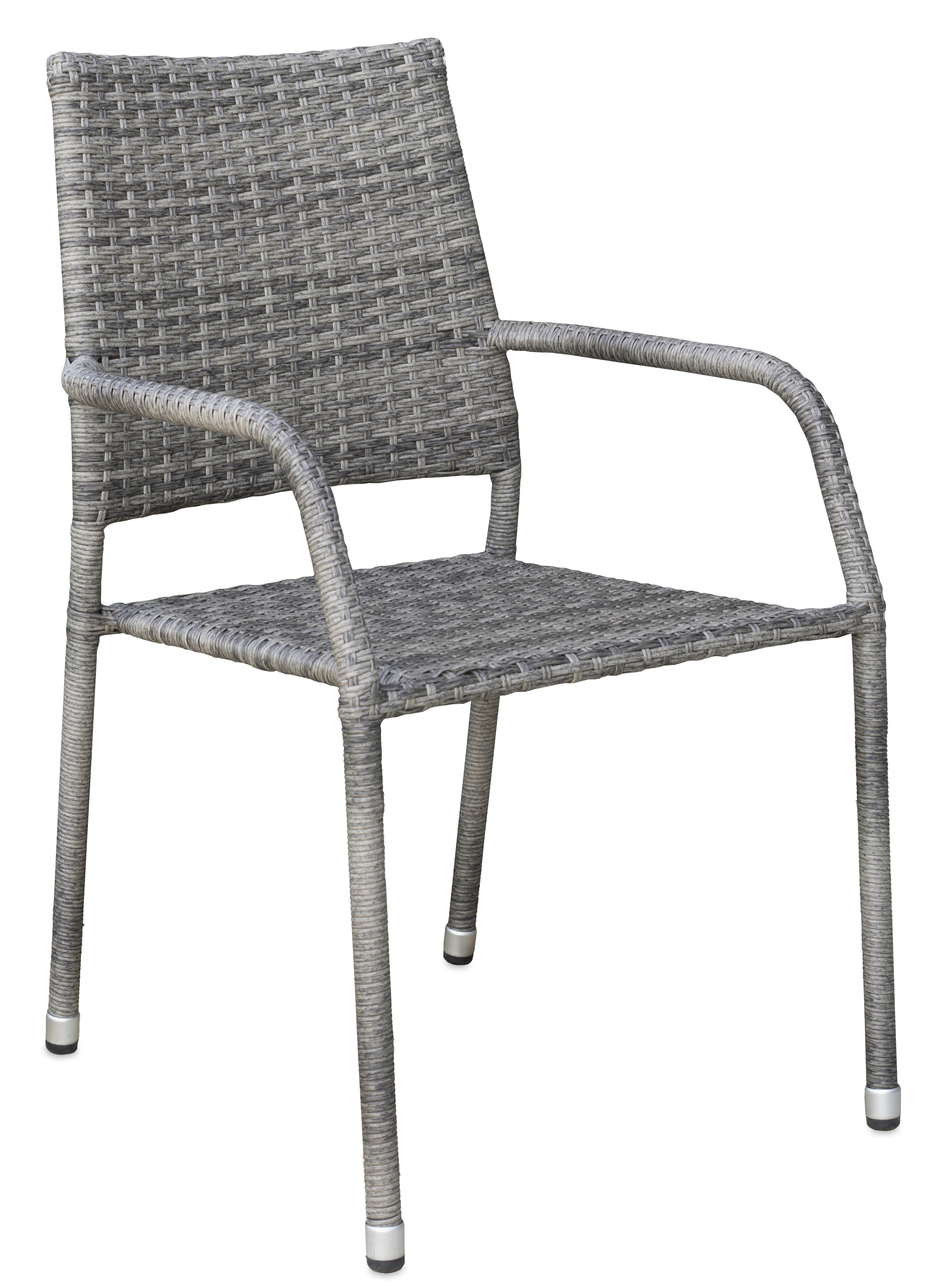 Utestol i grå konstrotting - Stapelbar stol + Rengöringsmedel för utemöbler Utestol i grå konstrotting - Stapelbar stol + Rengöringsmedel för utemöbler