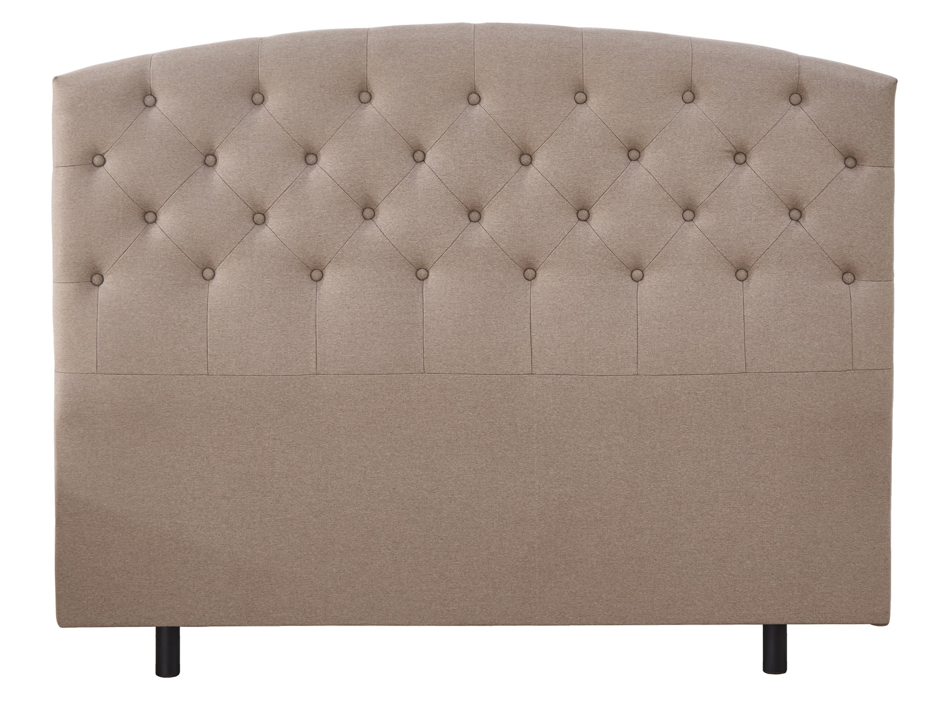 S�nggavel med knappar 160 x 125 cm beige - Capetown