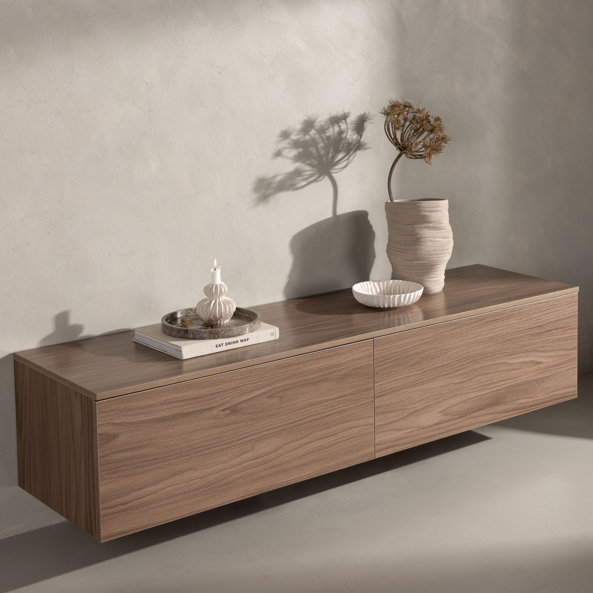 Tv-b�nk i valn�t 160 cm - Fredslund