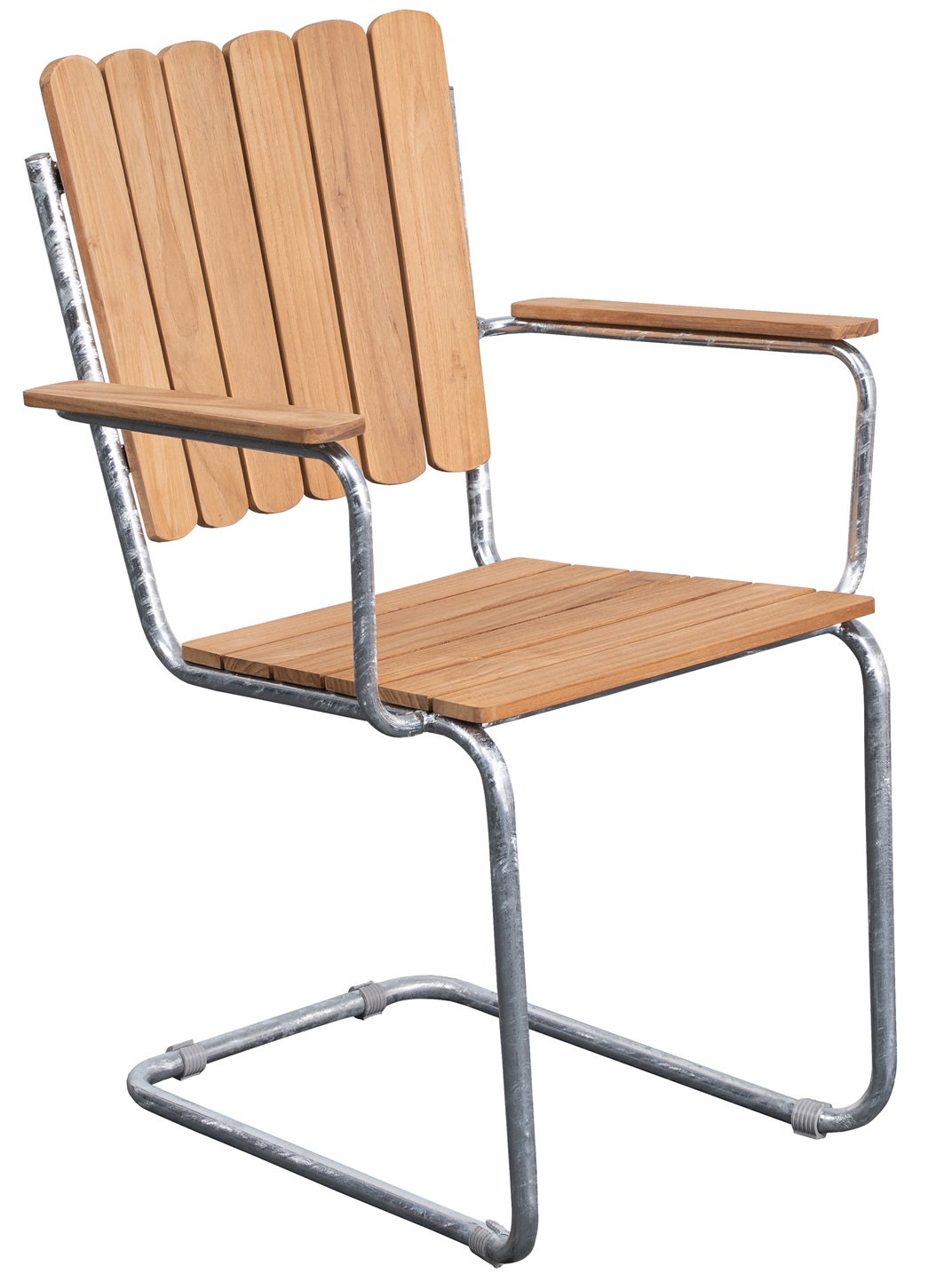 M�llan stapelbar karmstolar i teak med armst�d