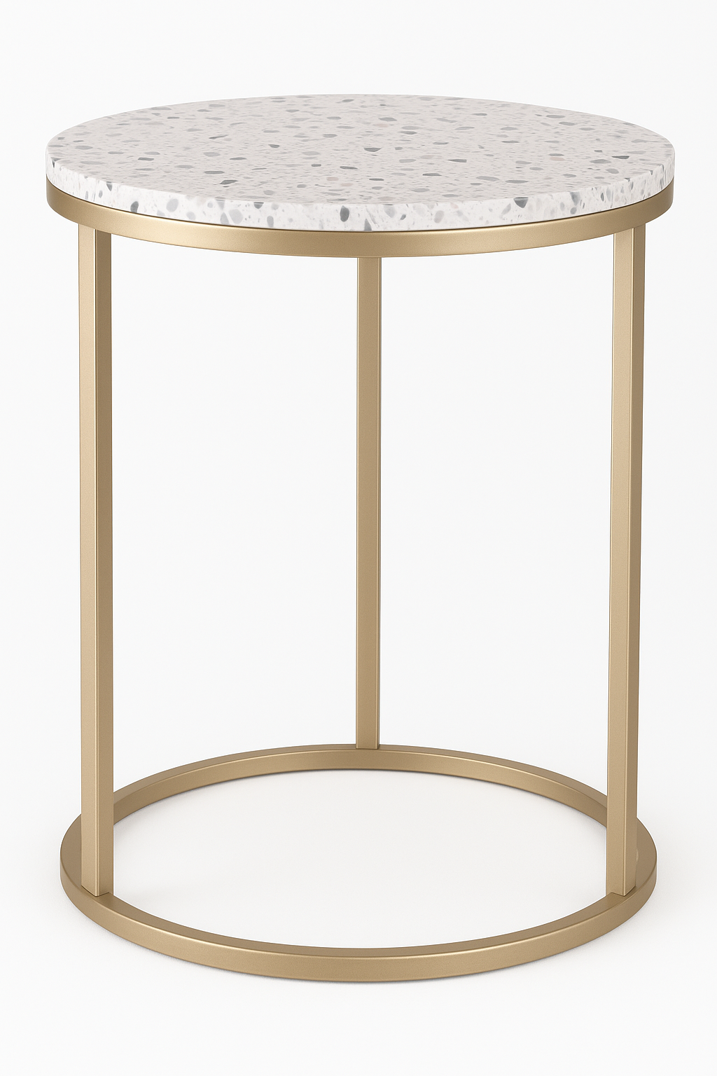 Sidobord i sten �50 cm - Terrazzo Cosmo