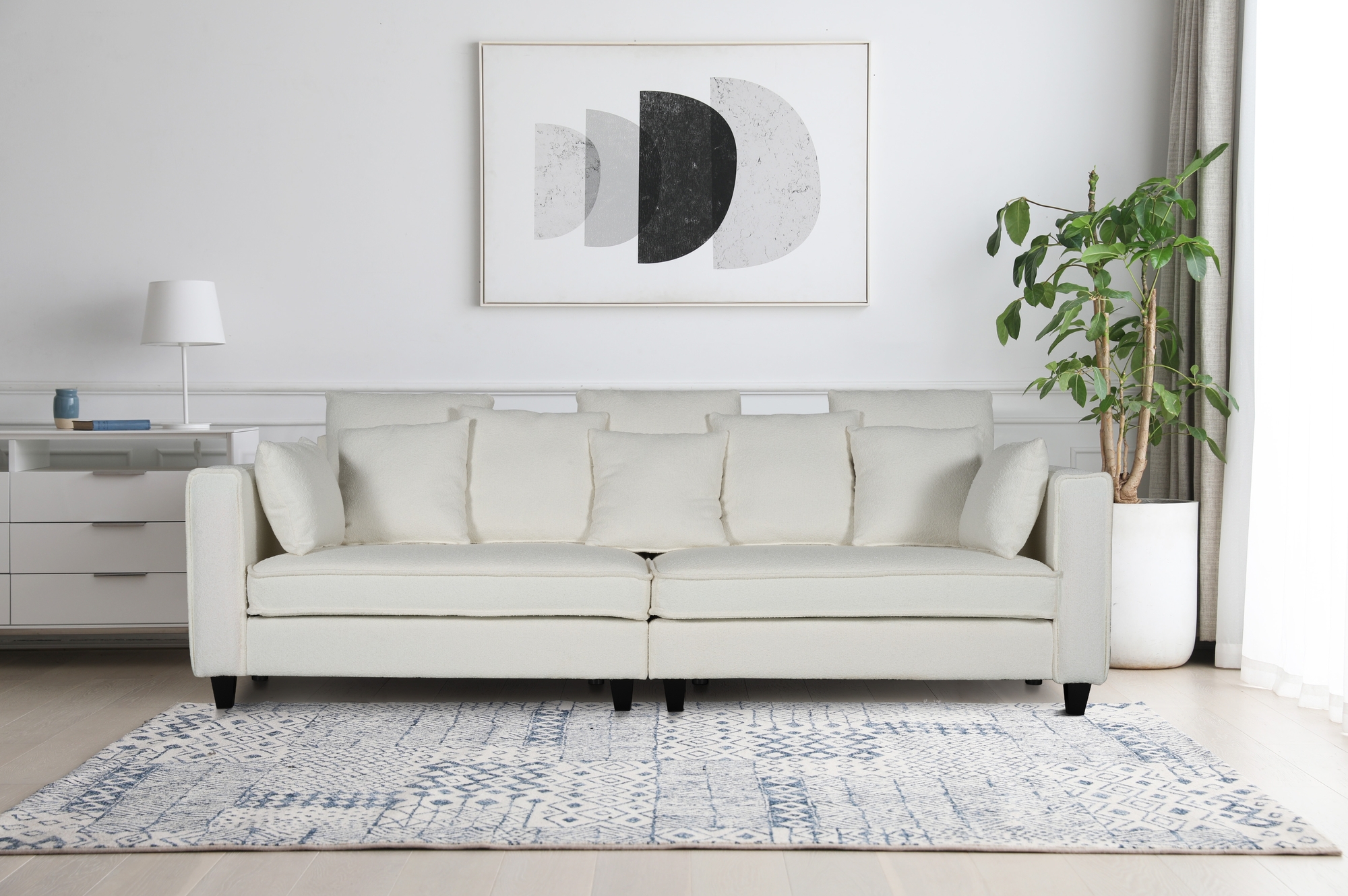 Soffa 250 cm - Brandy