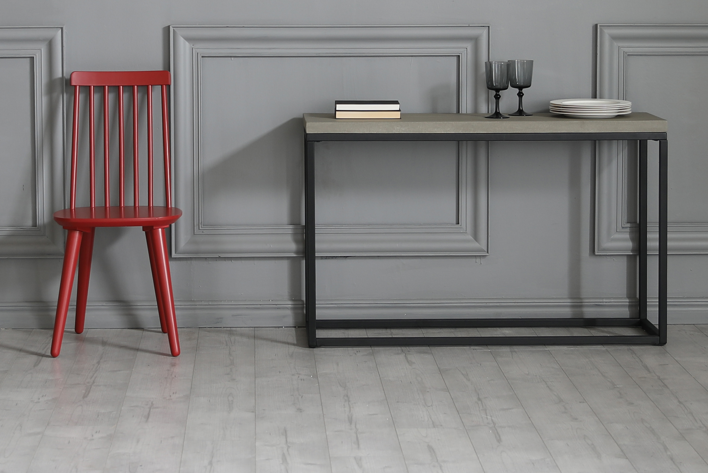 Lava konsolbord i betong (Fibercement) + Rengöring för möbler Lava konsolbord i betong (Fibercement) + Rengöring för möbler