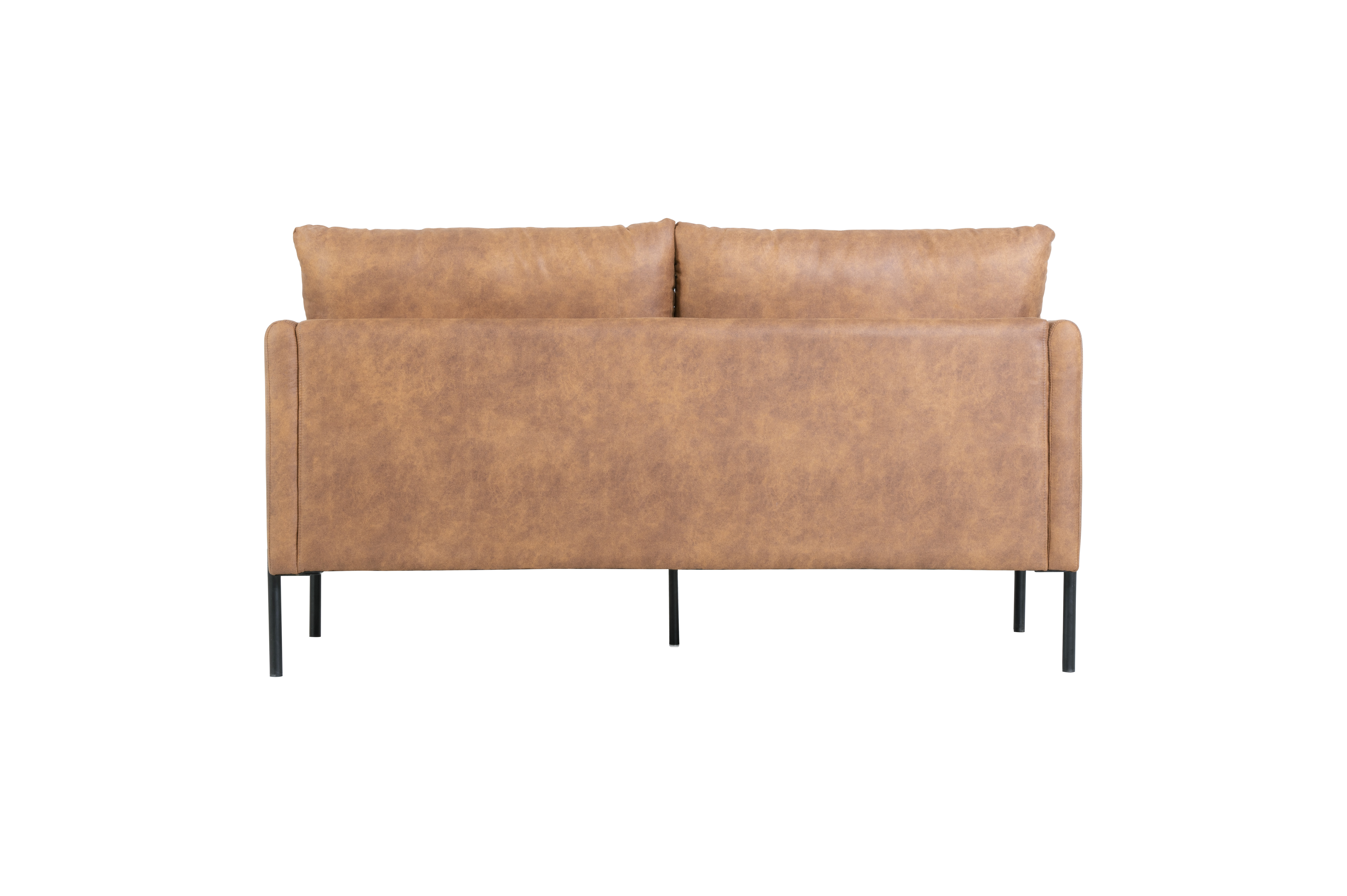 Soffa i brunt ecolder 156 cm