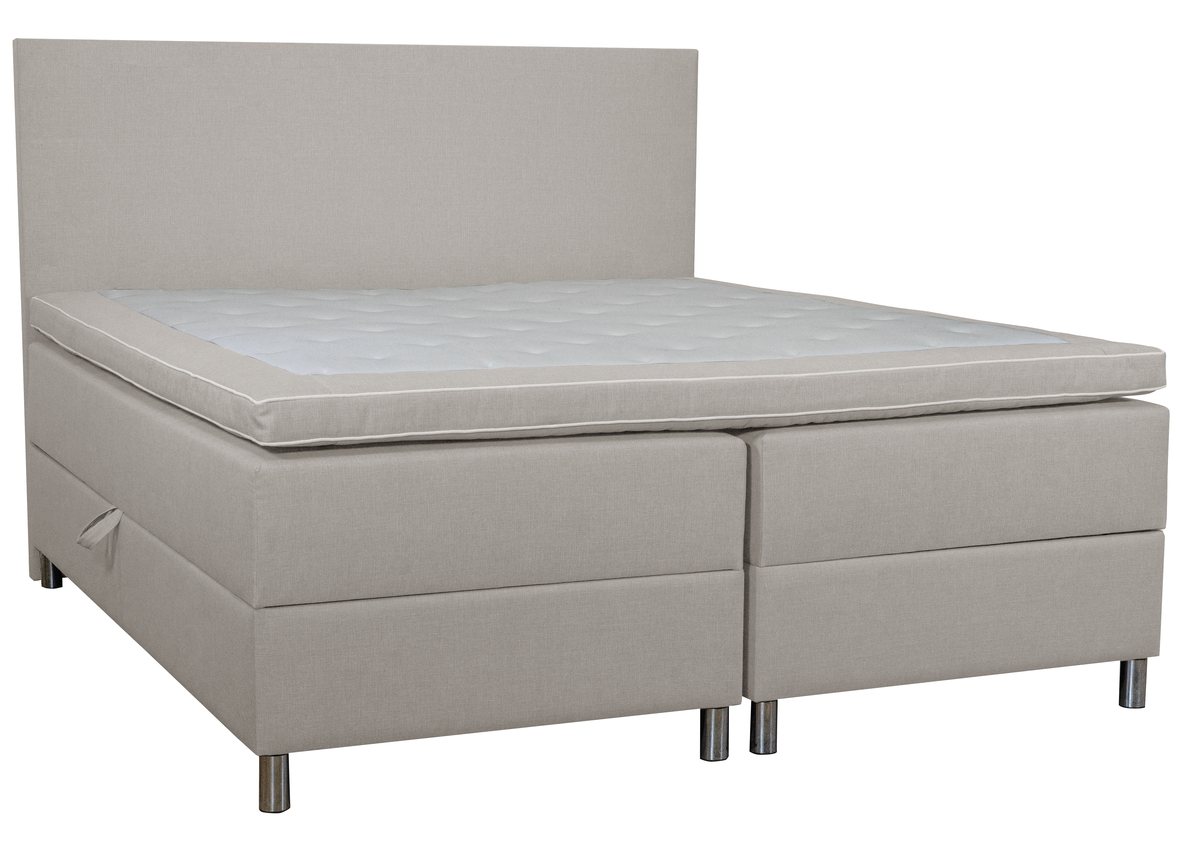 Säng med förvaring beige 160x200 cm Säng med förvaring beige 160x200 cm