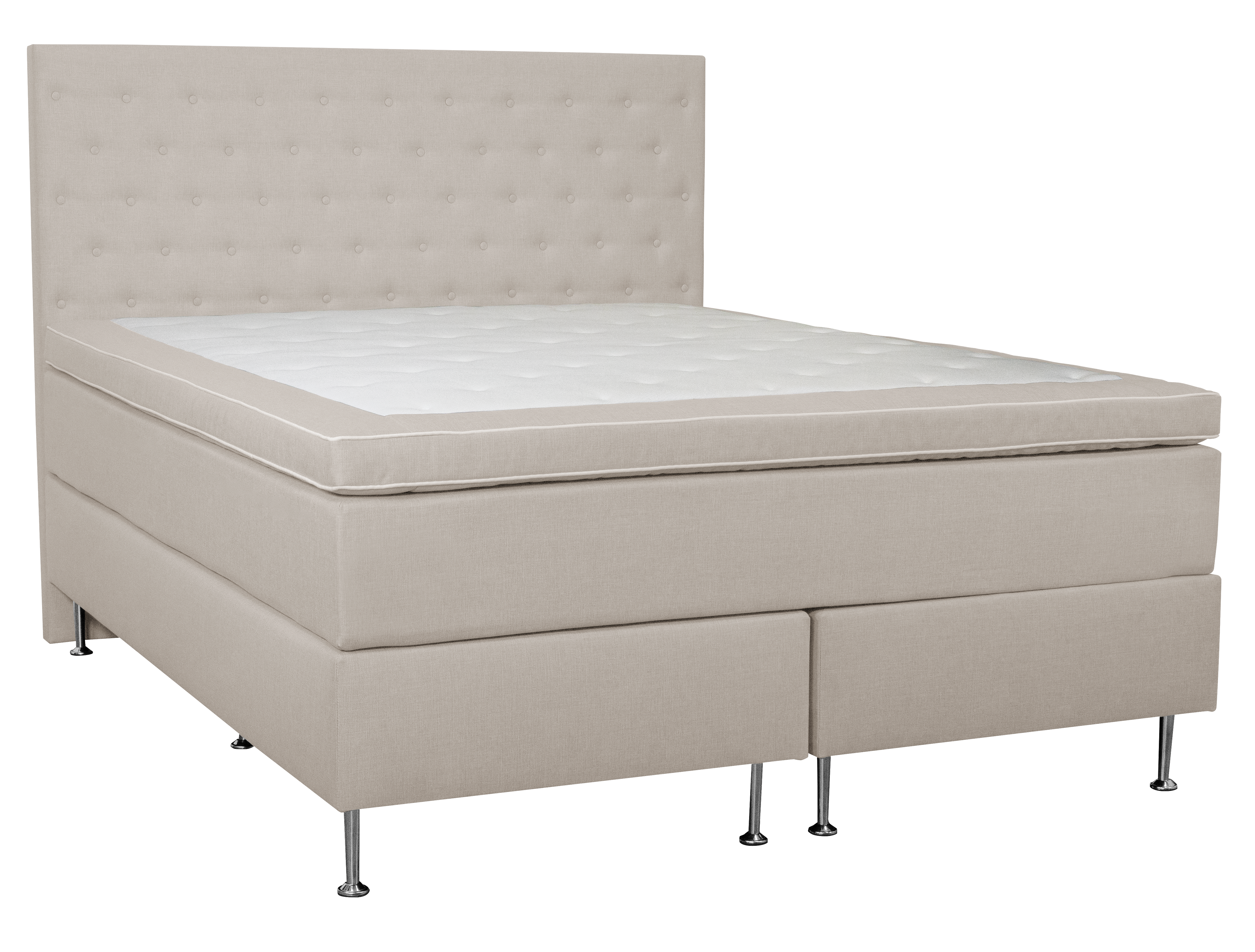 Säng 160x200 cm beige 5-zoner Säng 160x200 cm beige 5-zoner