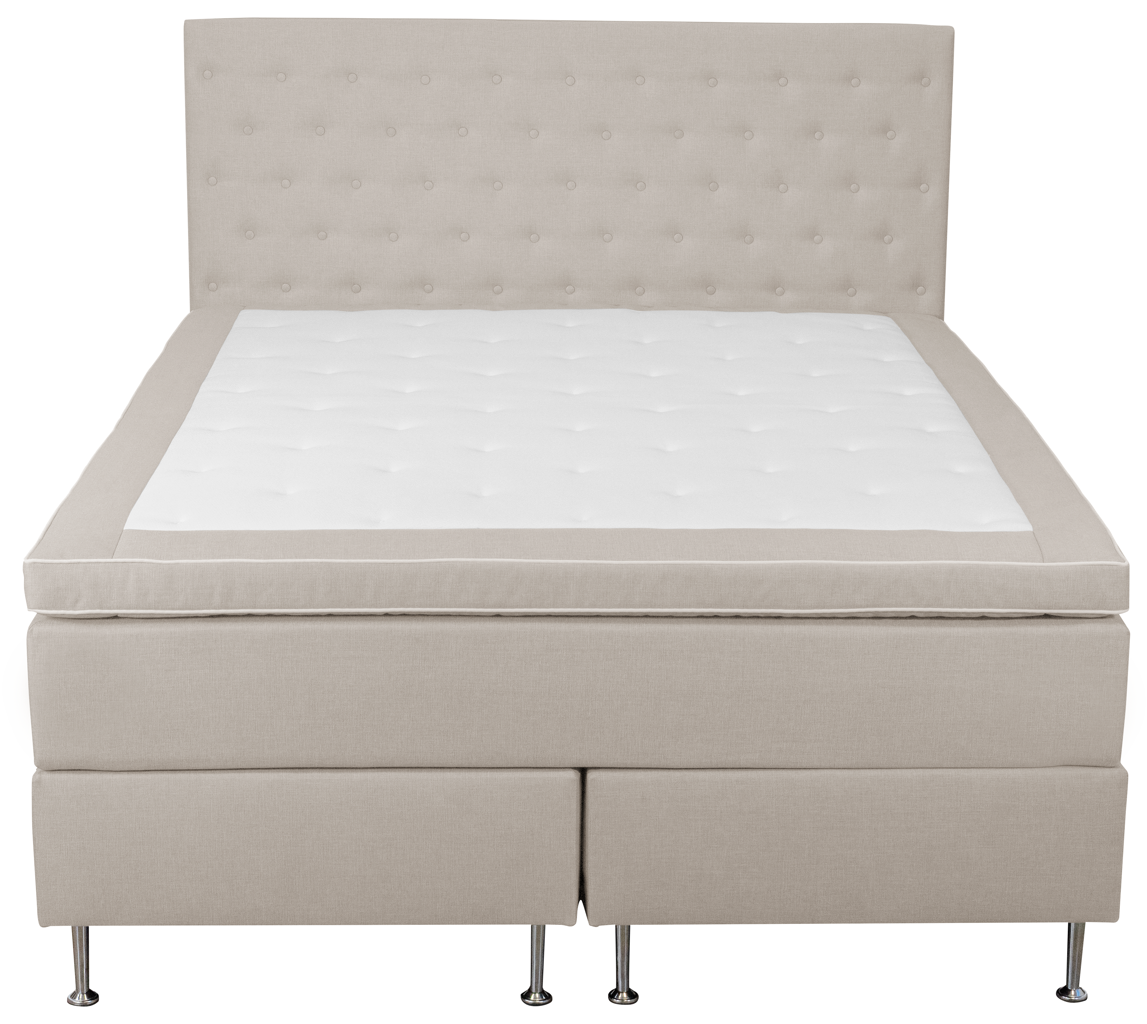 Säng 160x200 cm beige 5-zoner Säng 160x200 cm beige 5-zoner