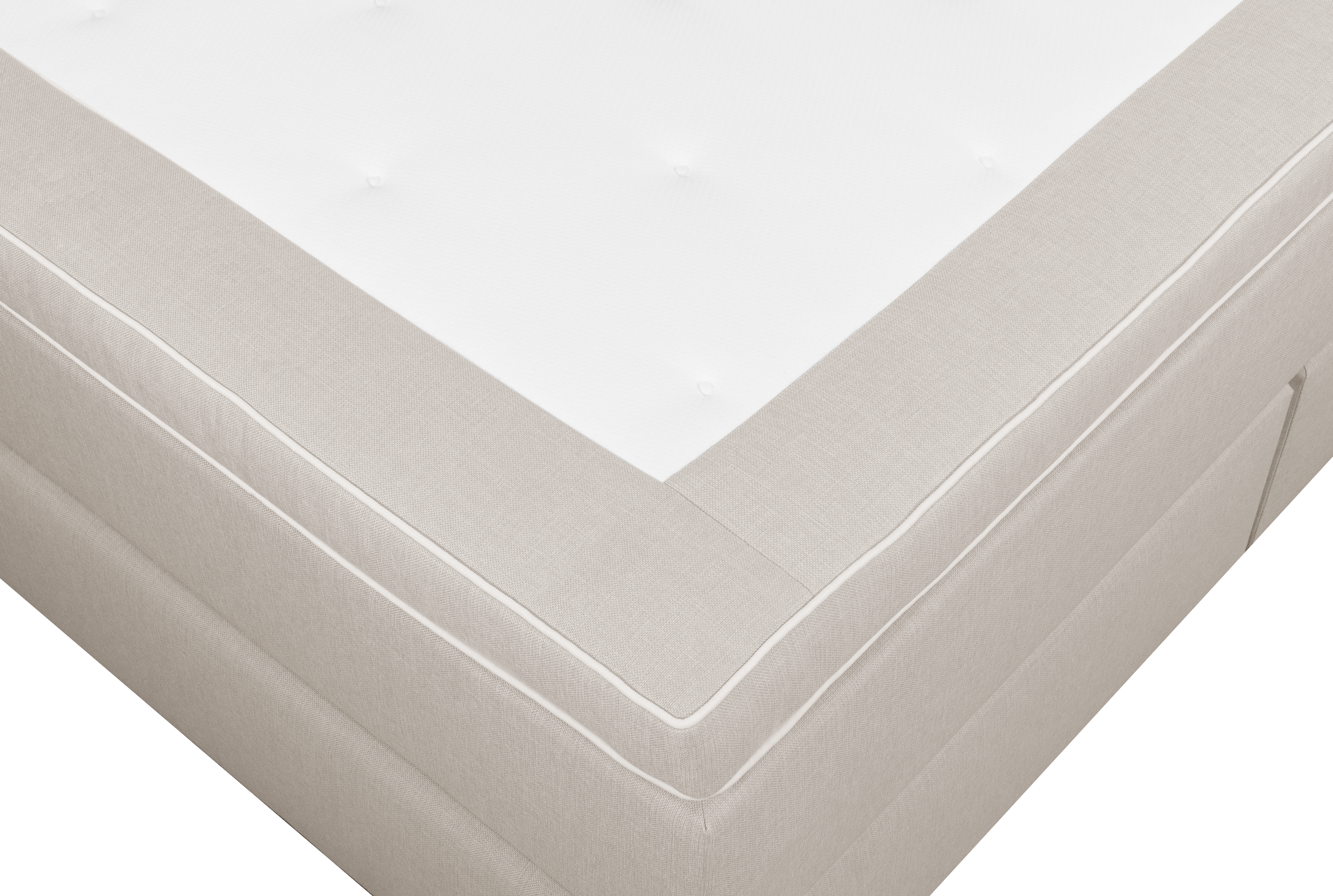 Kontinentalsäng 180x200 cm beige pocketfjädning 5 zoner Kontinentalsäng 180x200 cm beige pocketfjädning 5 zoner