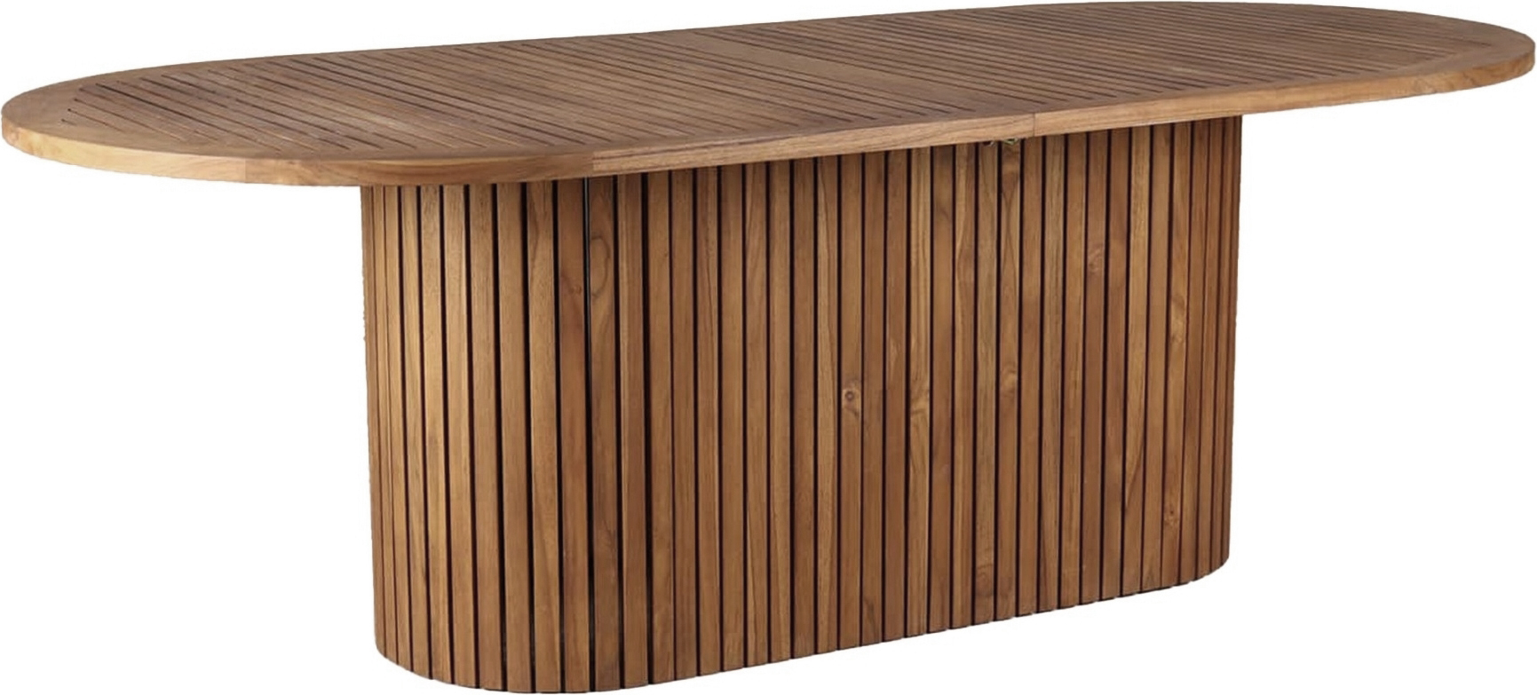Utebord teak ovalt 220x100 cm + Reng�ringsmedel f�r utem�bler