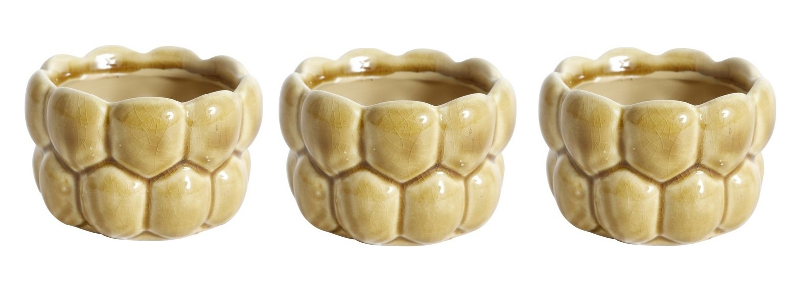 Ljuslykta 3-pack - Gul Ljuslykta 3-pack - Gul