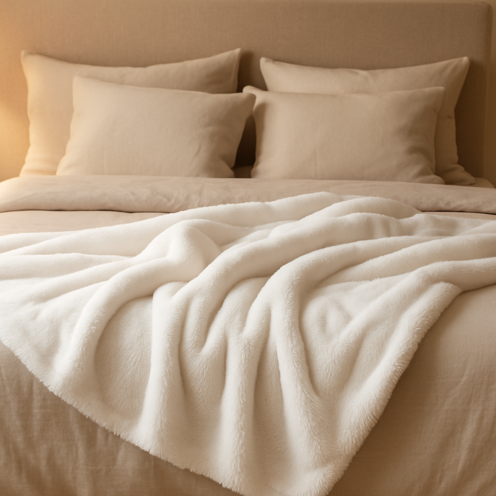 Pl�d 130 x 170 cm - Vit