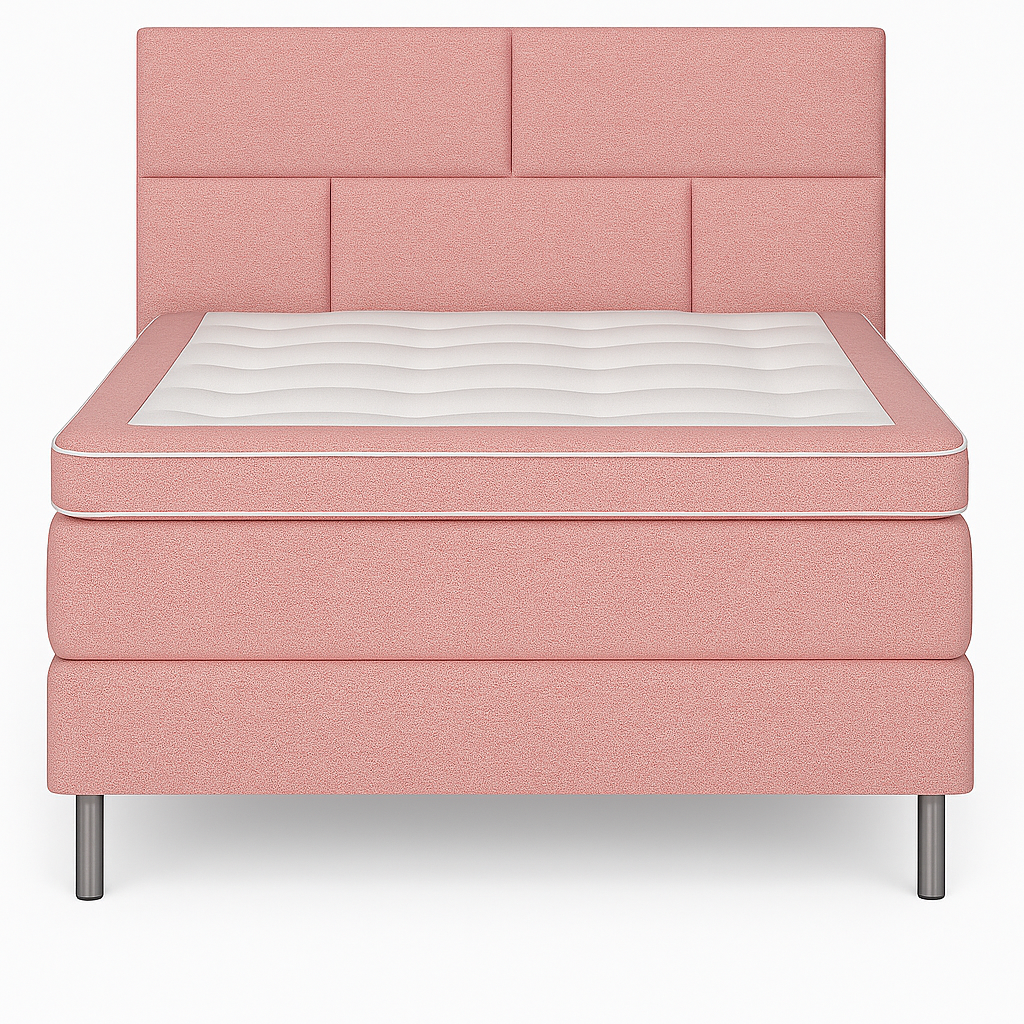 S�ng 140x200 cm - Rosa - Hilton Deluxe