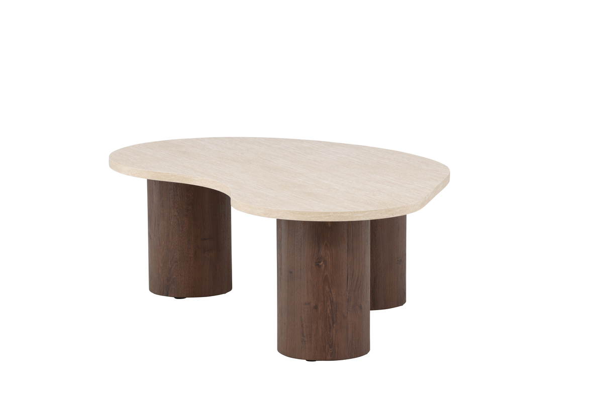 Megg Soffbord 130x78 - Mocca / Travertin Megg Soffbord 130x78 - Mocca / Travertin