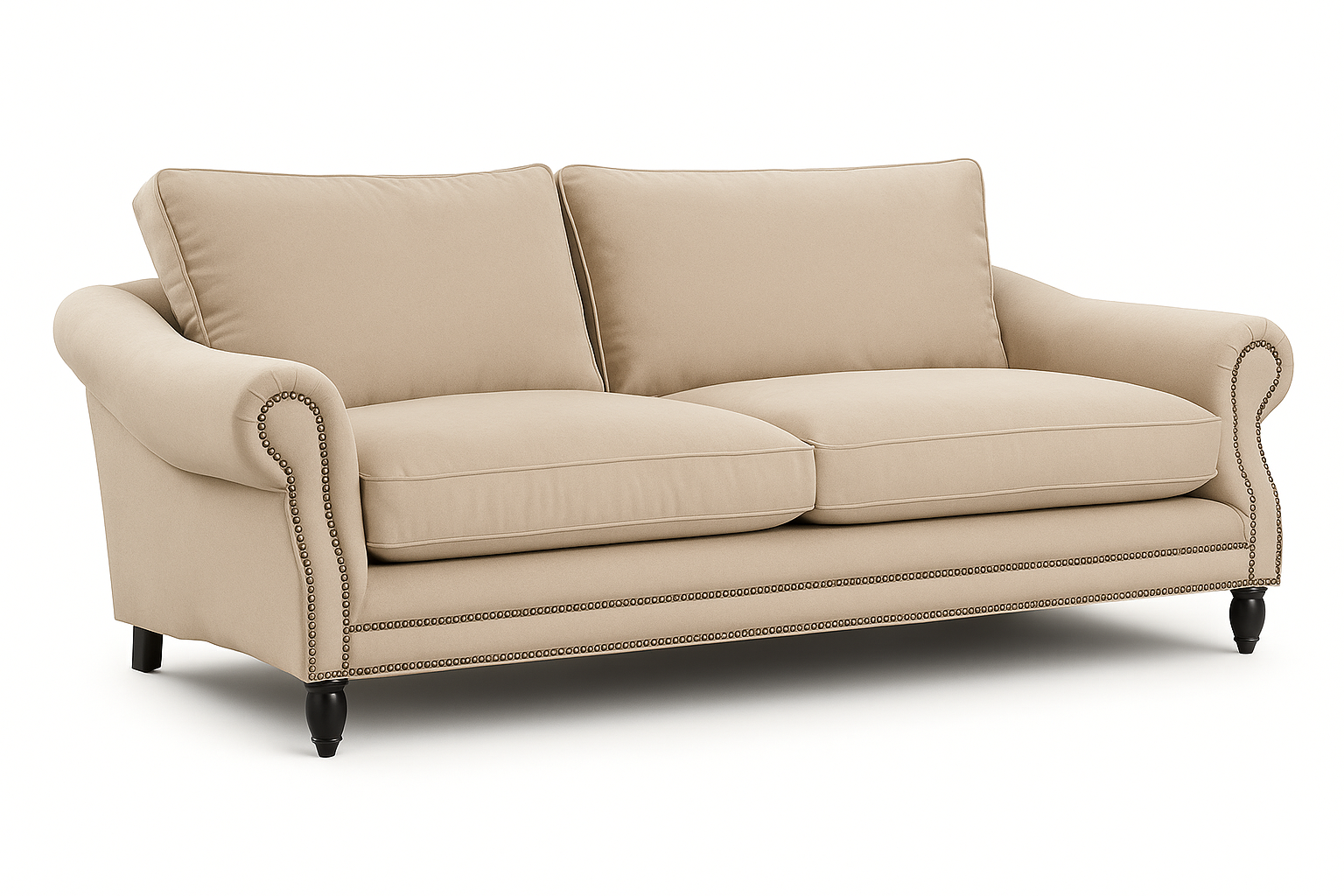 Soffa Memo 3-sits - Ljus mullvad