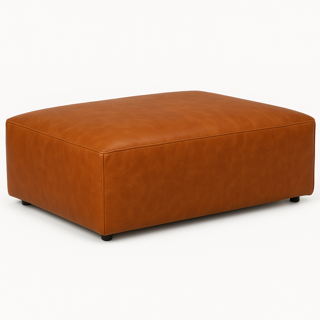 Madison fotpall i l�der - Cognac