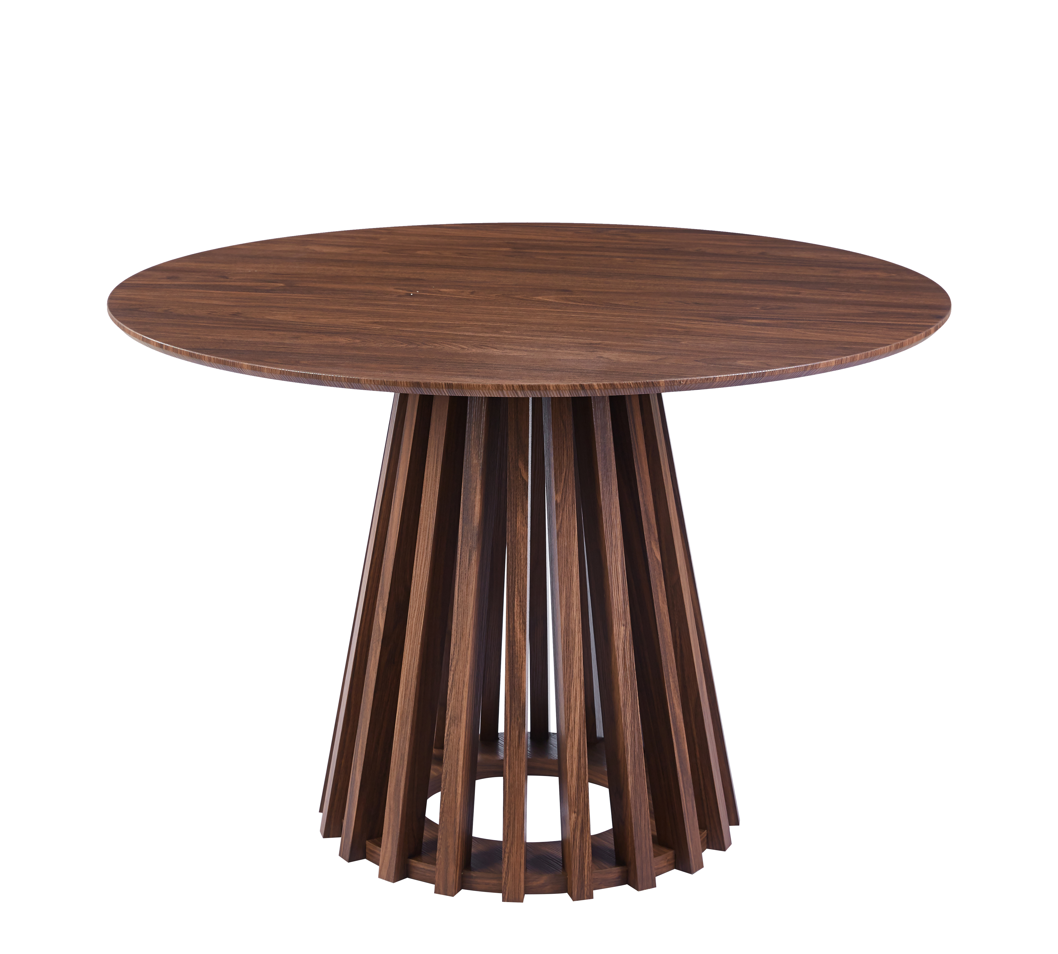 Inez runt matbord �120 cm - Brunbetsad ek