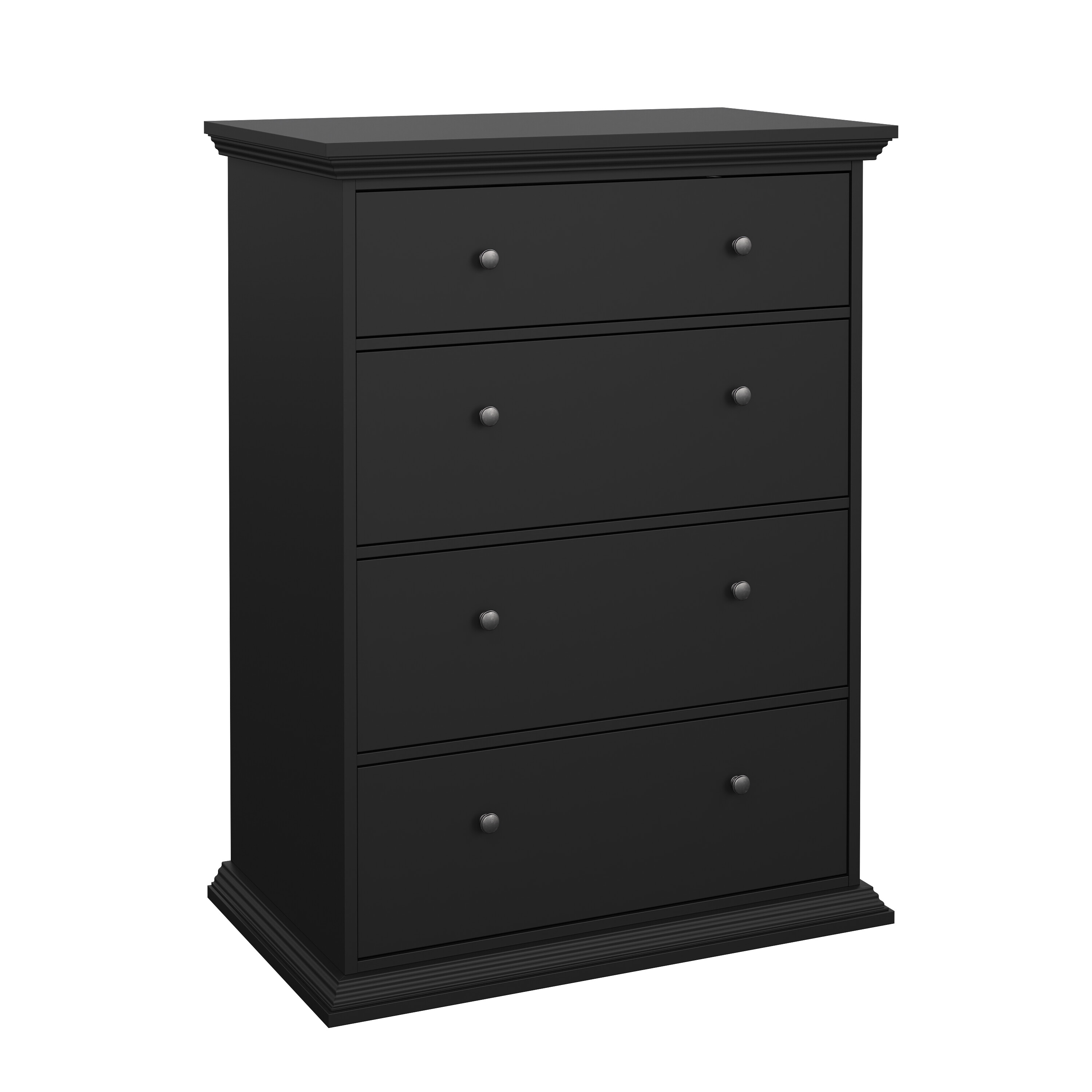 North byr� med 4 l�dor - Matt svart