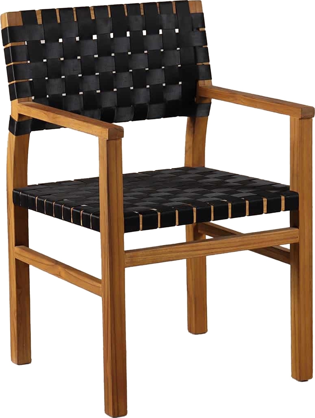 Salt� utestol med sadelgjord teak + Textilskydd f�r utem�bler