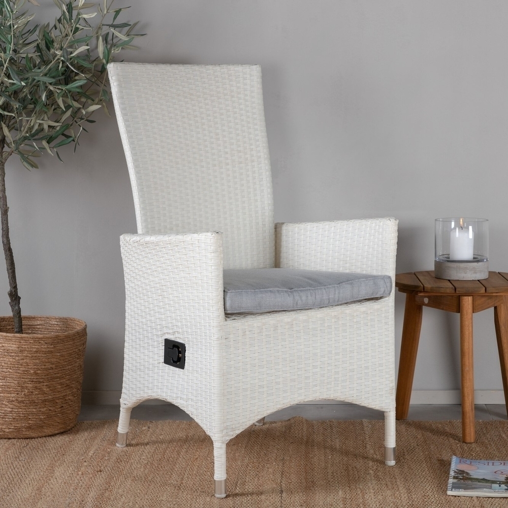 Padova karmstol - Grå/Vit Padova karmstol - Grå/Vit