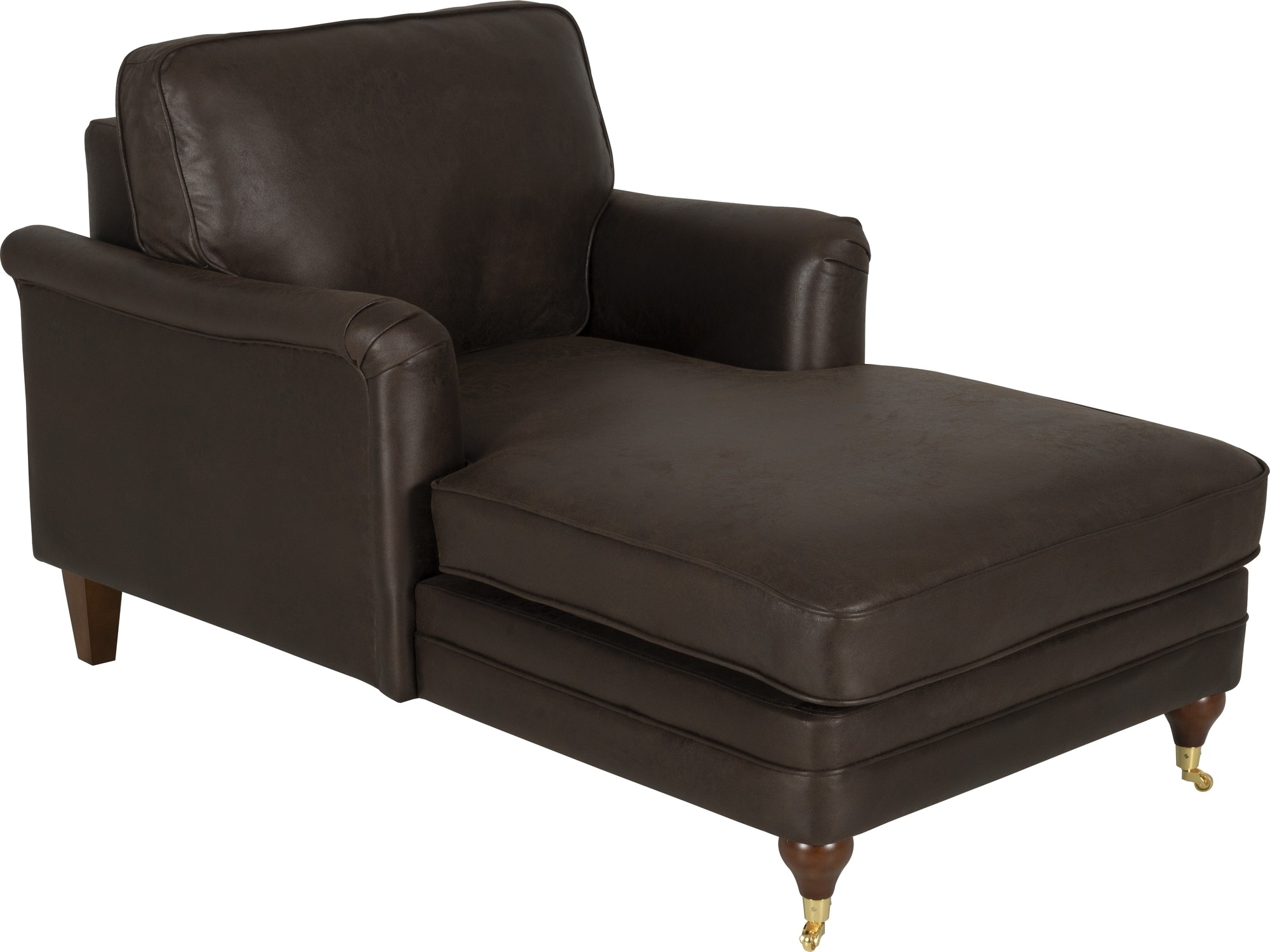 Howard Watford Deluxe divanf�t�lj - Vintagebrunt konstl�der