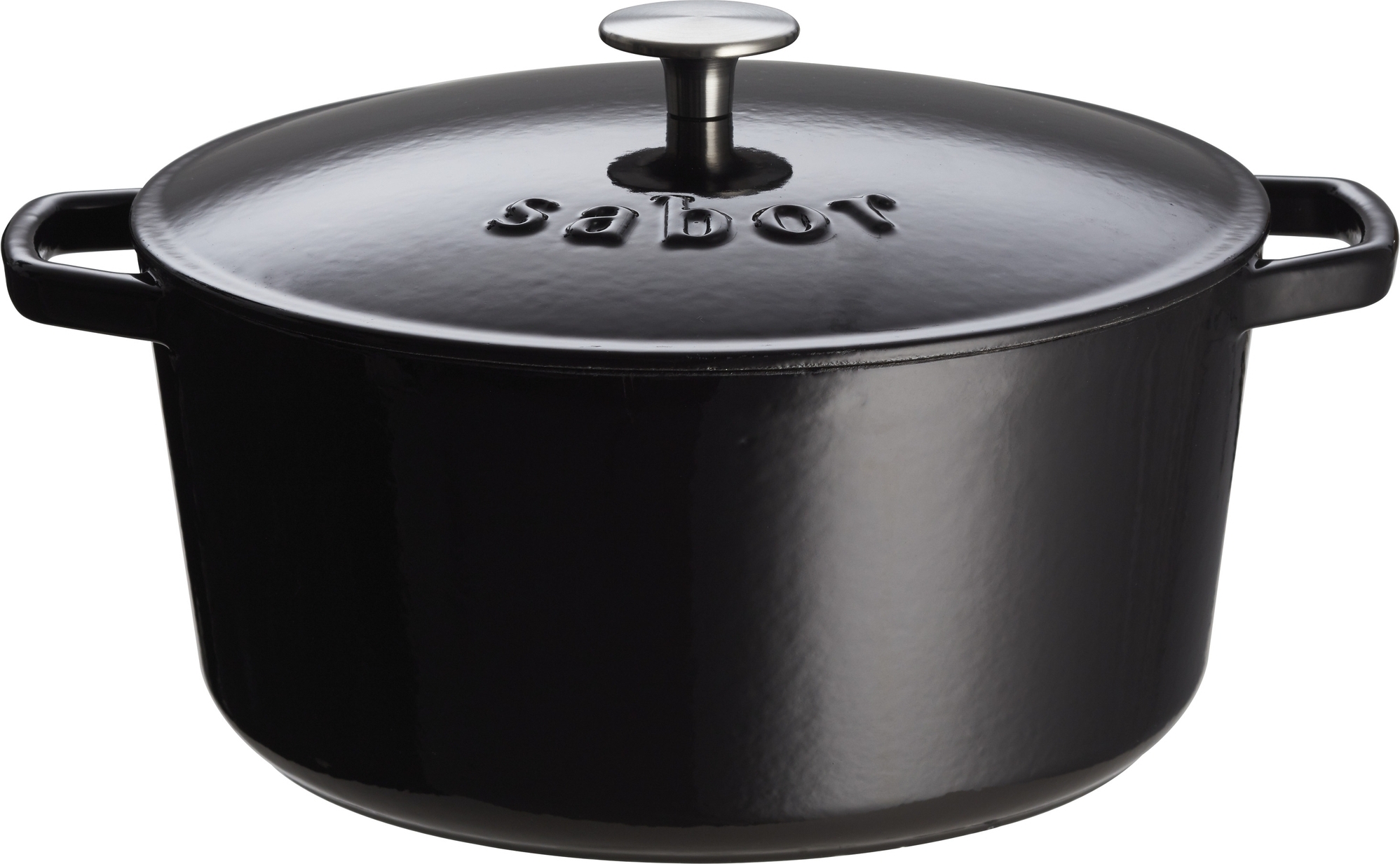 Sabor gjutjärnsgryta 4,4 liter svart Sabor gjutjärnsgryta 4,4 liter svart