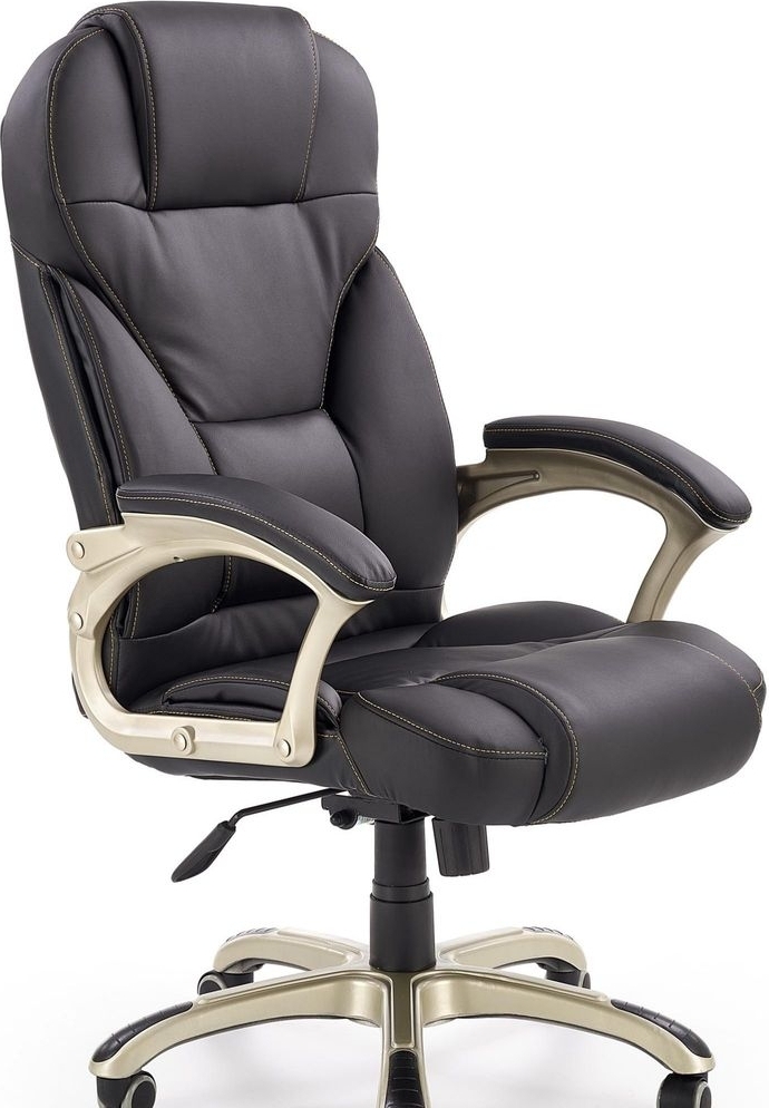 Skrivbordsstol Brooke i svart konstl�der