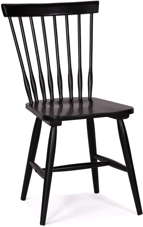 T�rn� svart pinnstol