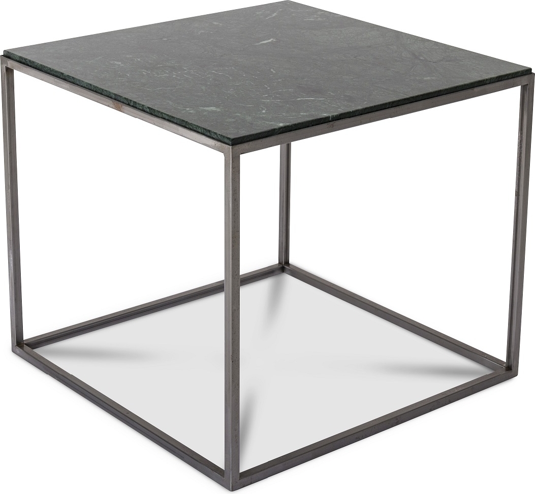 Carrera soffbord fyrkantigt Gr�n Marmor - Valfri f�rg underrede!