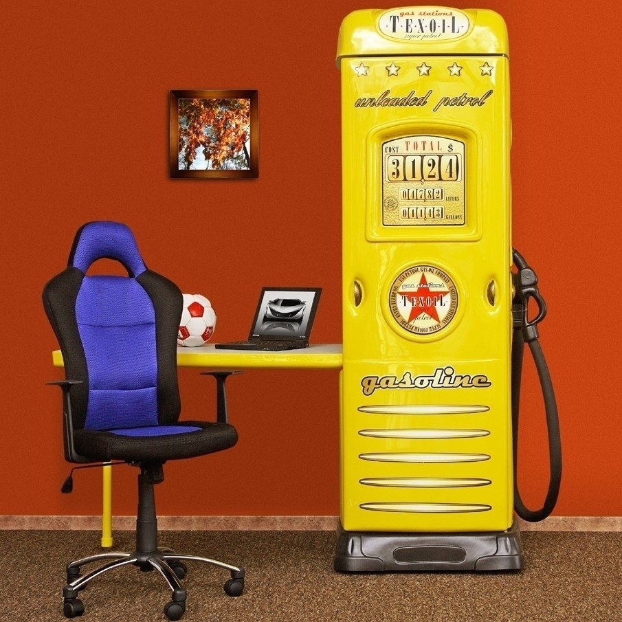 Bensinpump garderob nedfällbart skrivbord - Valfri färg Bensinpump garderob nedfällbart skrivbord - Valfri färg