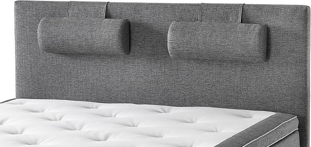 Nackkudde till s�nggavel - Valfri f�rg och tyg