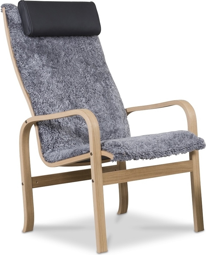 Frank fåtölj i scandinavian grey - Oljad ek Frank fåtölj i scandinavian grey - Oljad ek