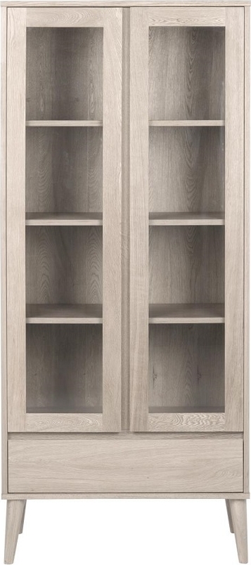 Nagano vitrinsk�p - Vitpigmenterad ek