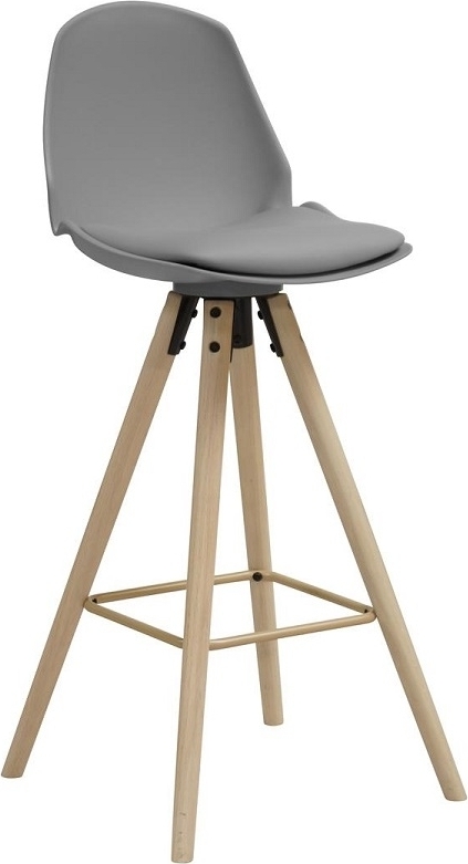 Oslo barstol 105 cm - Gr� PU