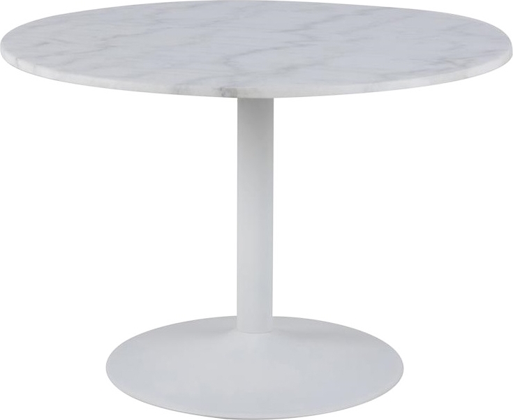 Tarifa marmor matbord �110 cm - Vit marmor